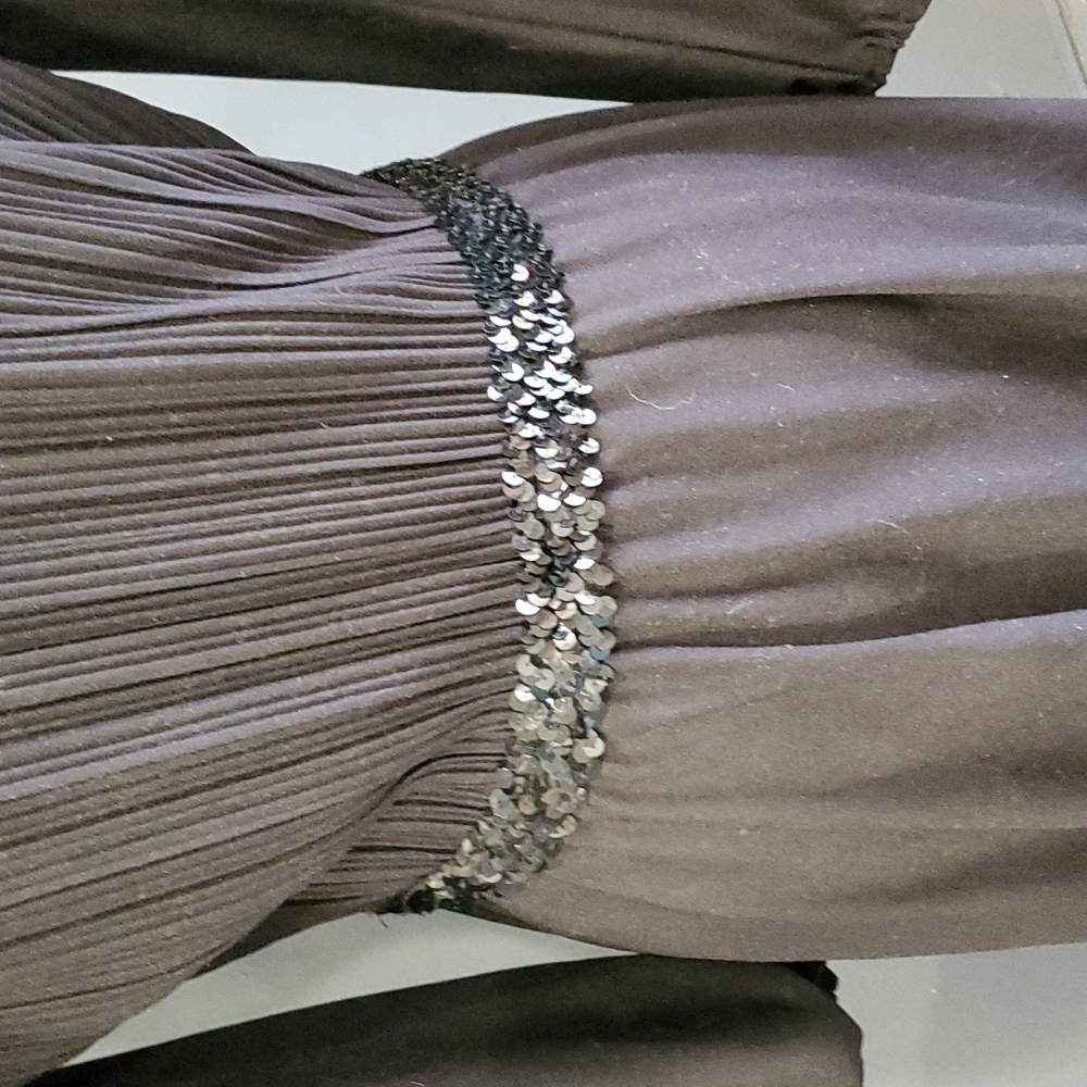 Vtg S.L.Petites vintage  black dress size 12 - Picture 5 of 14